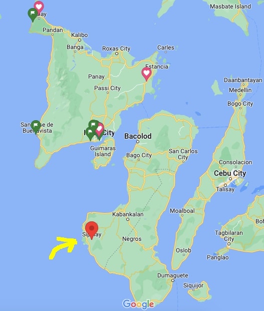 Sipalay negros map