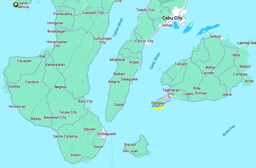 panglao island map 2