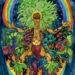 Tropical voodoo shaman or warlock, Ayahuasca in Brazil