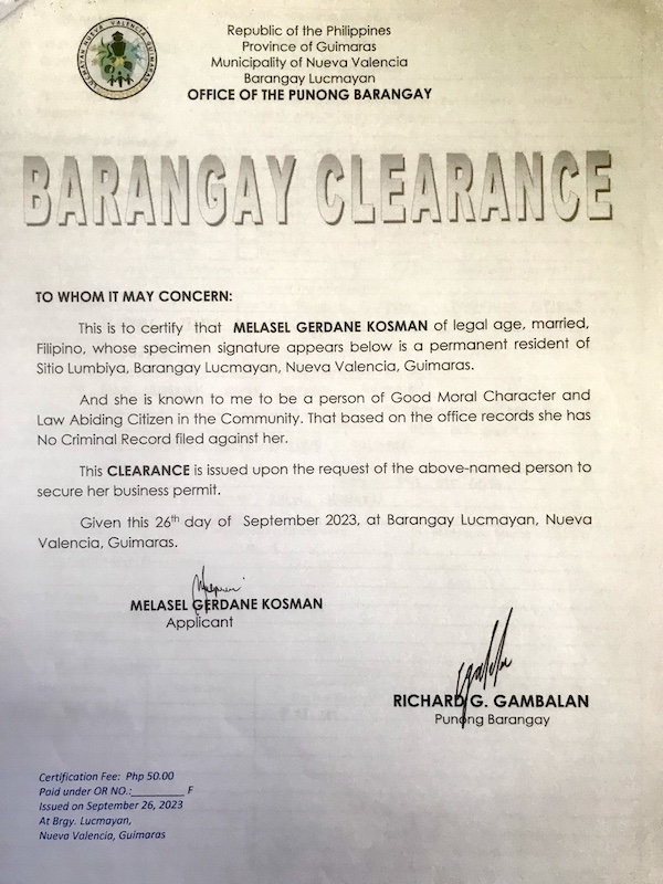 filitours-barangay-clearance